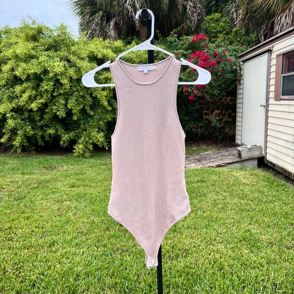 Good American Angled Rib High Neck Bodysuit Size 3 / US L - Picture 4 of 14